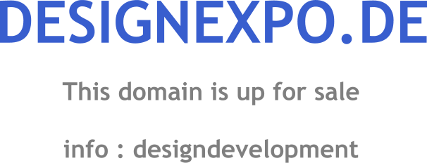 DESIGNEXPO.DE  This domain is up for sale  info : designdevelopment